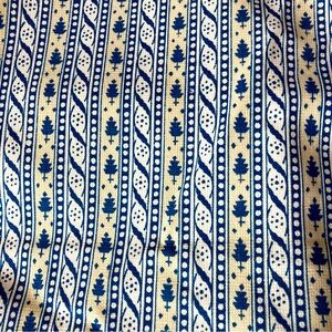 VTG Waverly Sturbridge Village Heirloom Documents Fabric Pine Tree Liner 5.5 yds